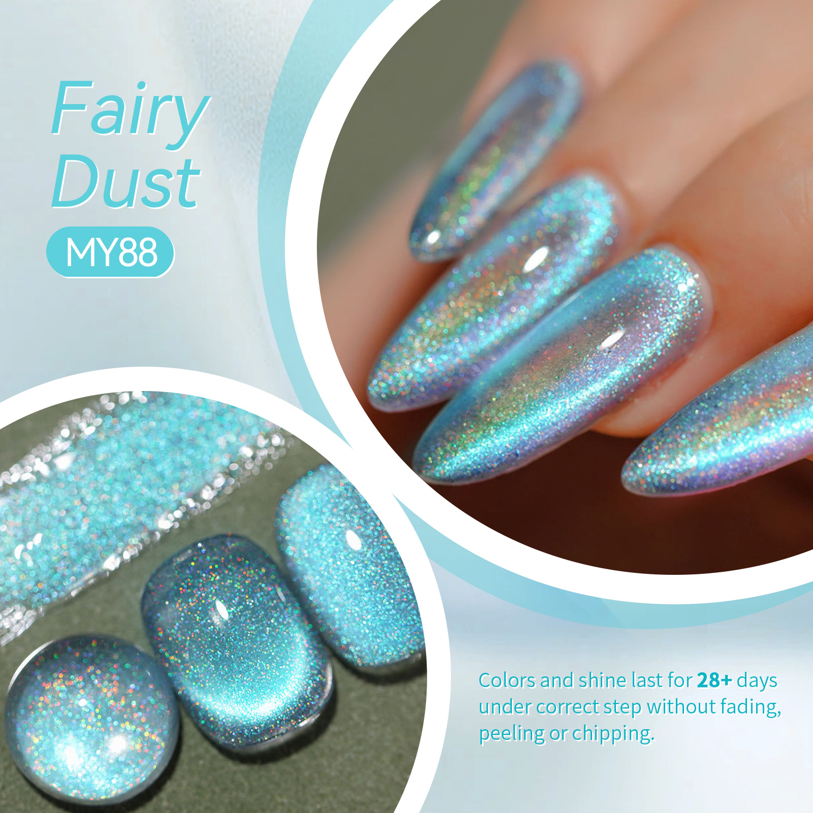 BORN PRETTY 10ml Ice Blue Red  - Nail Art Rainbow review and price