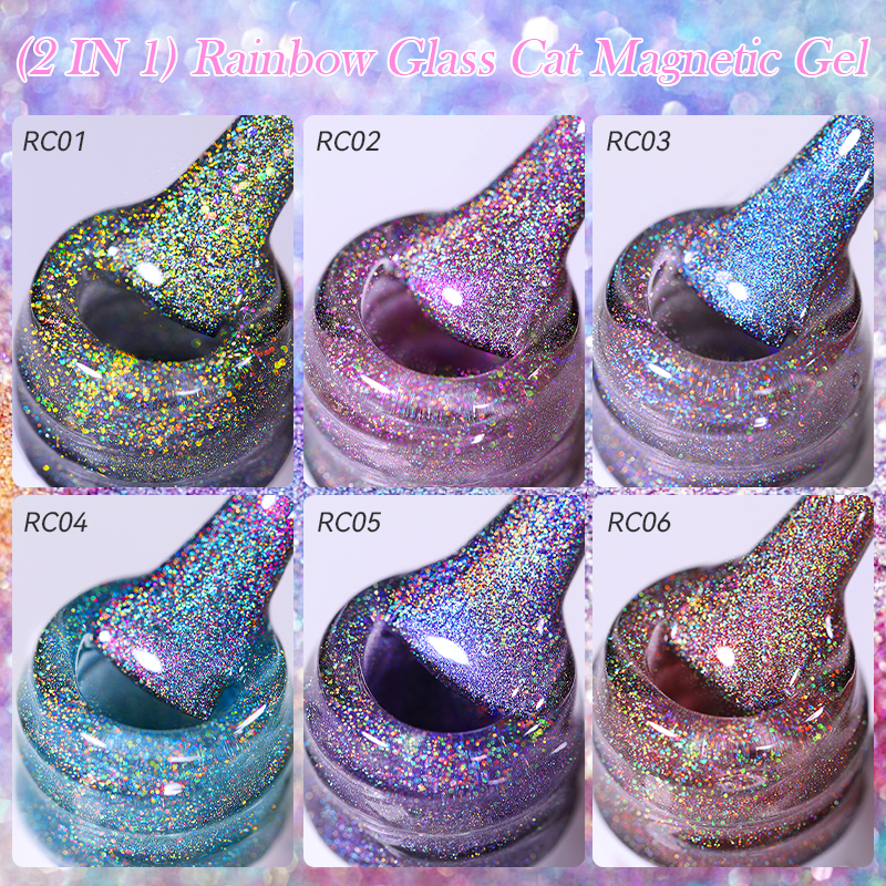 LILYCUTE 7ML Rainbow Red Glass - Nail Art Rainbow review and price