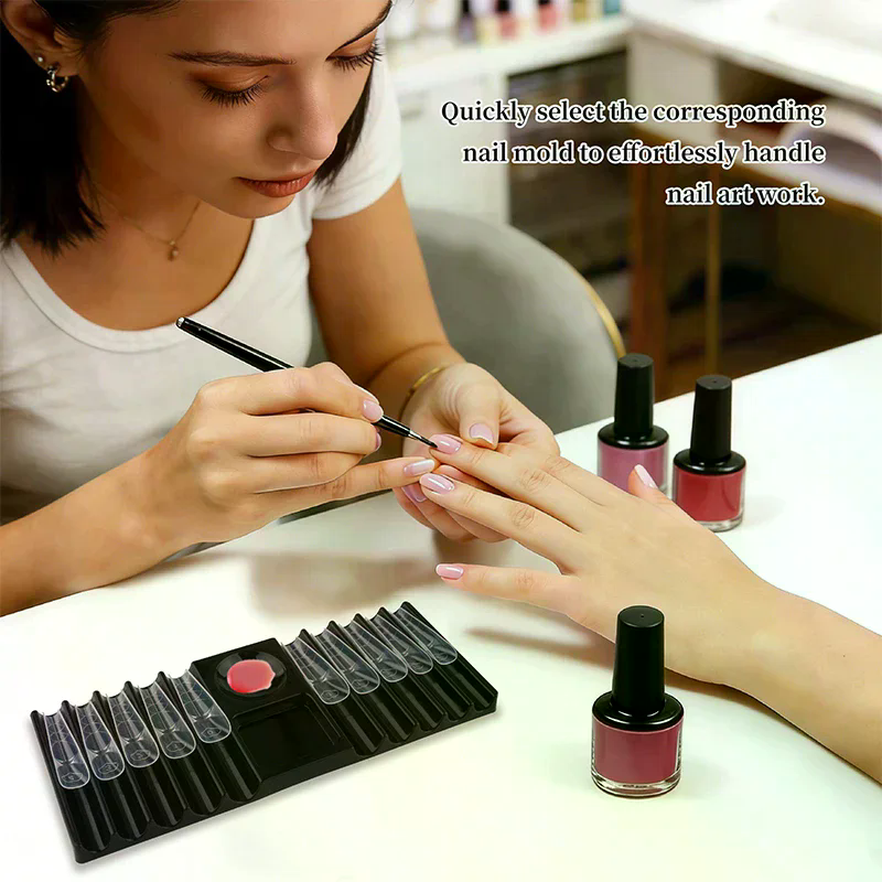 10 Grid Nail Art Pen Holder Pl - Nail Art Rame review and price