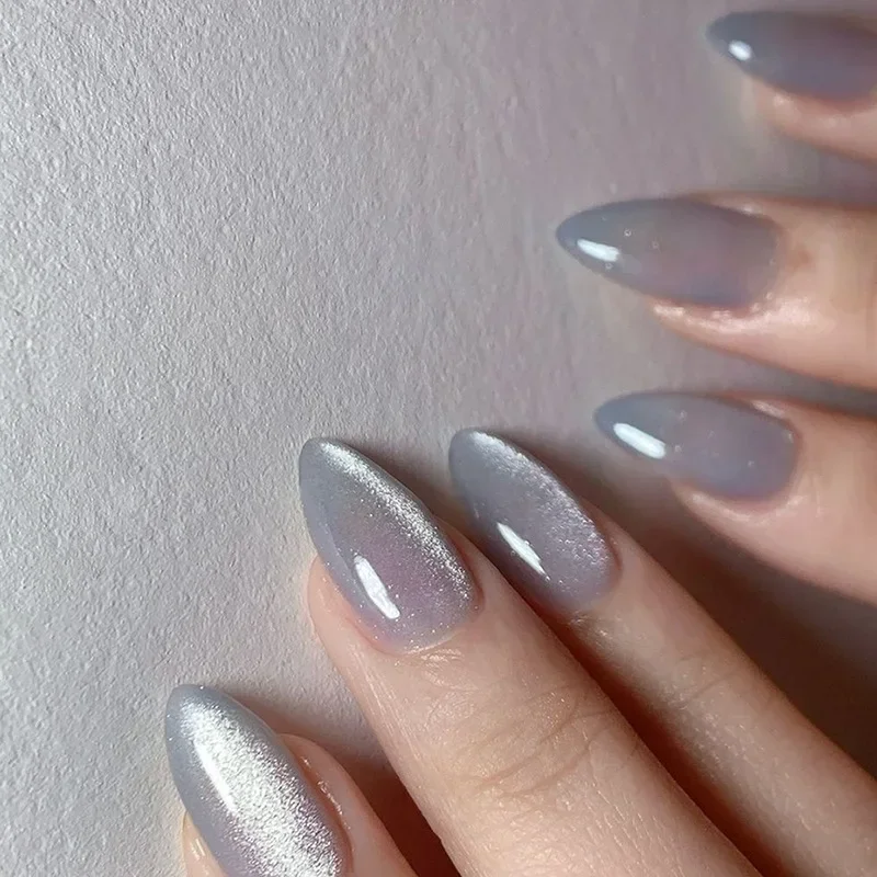 24Pcs Crystal Cat Eye False Na - Nail Art Full Cat Eye review and price