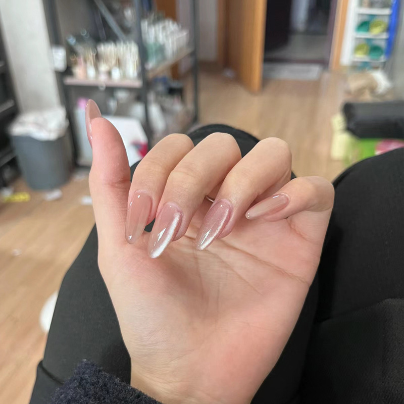 24Pcs Crystal Cat Eye False Na - Nail Art Full Cat Eye review and price