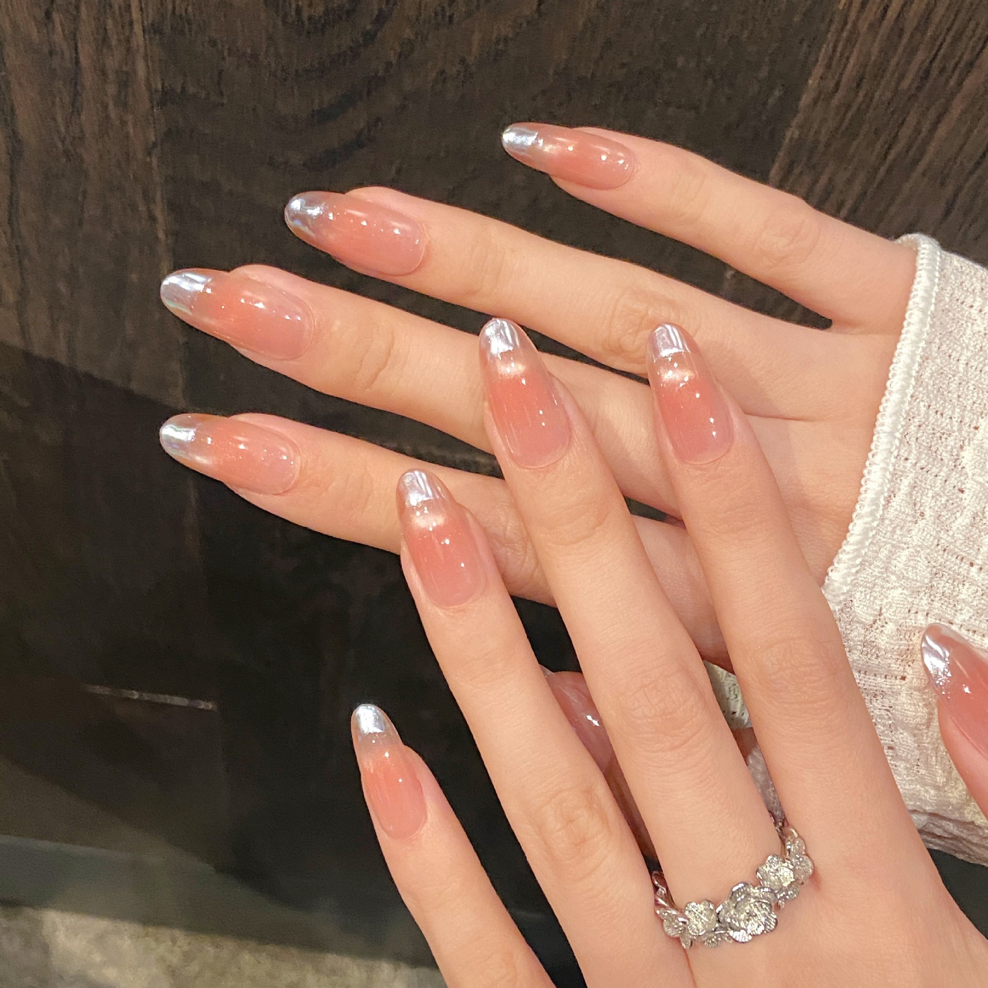 10pcs Pure Hand Pressed Oval N - Nail Art Simple review and price
