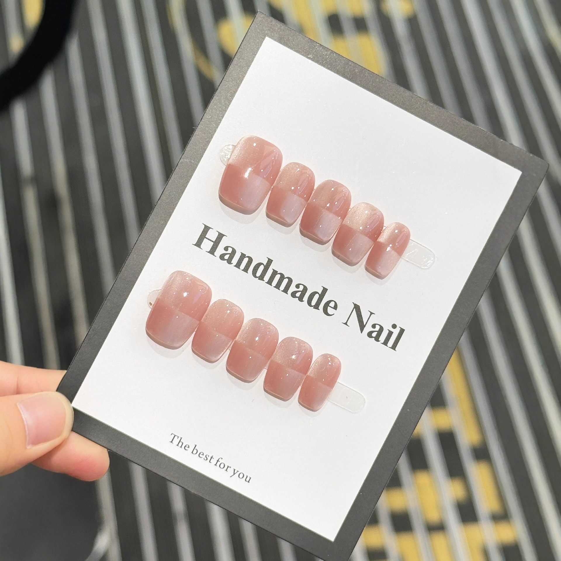 10pcs Aurora Chrome Press on N - Nail Glitter Chrome review and price