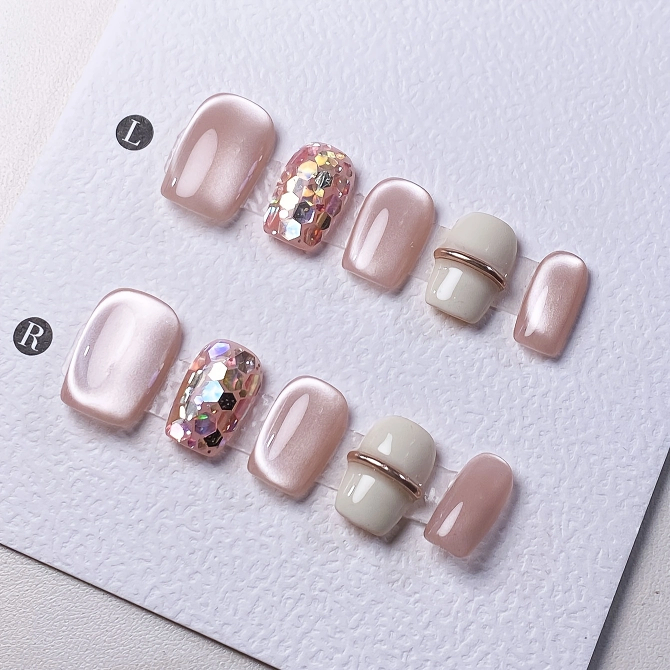 10 pieces of pure handmade alm - Nail Art Simple review and price