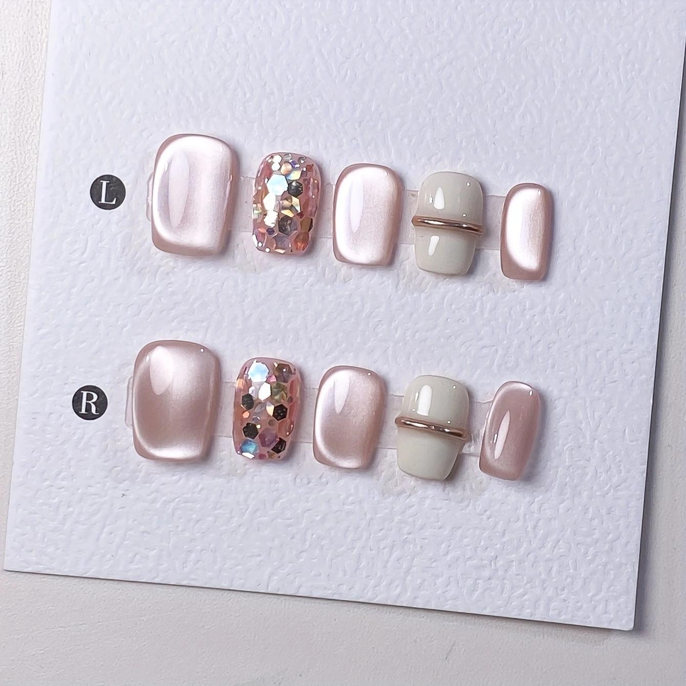 10 pieces of pure handmade alm - Nail Art Simple review and price