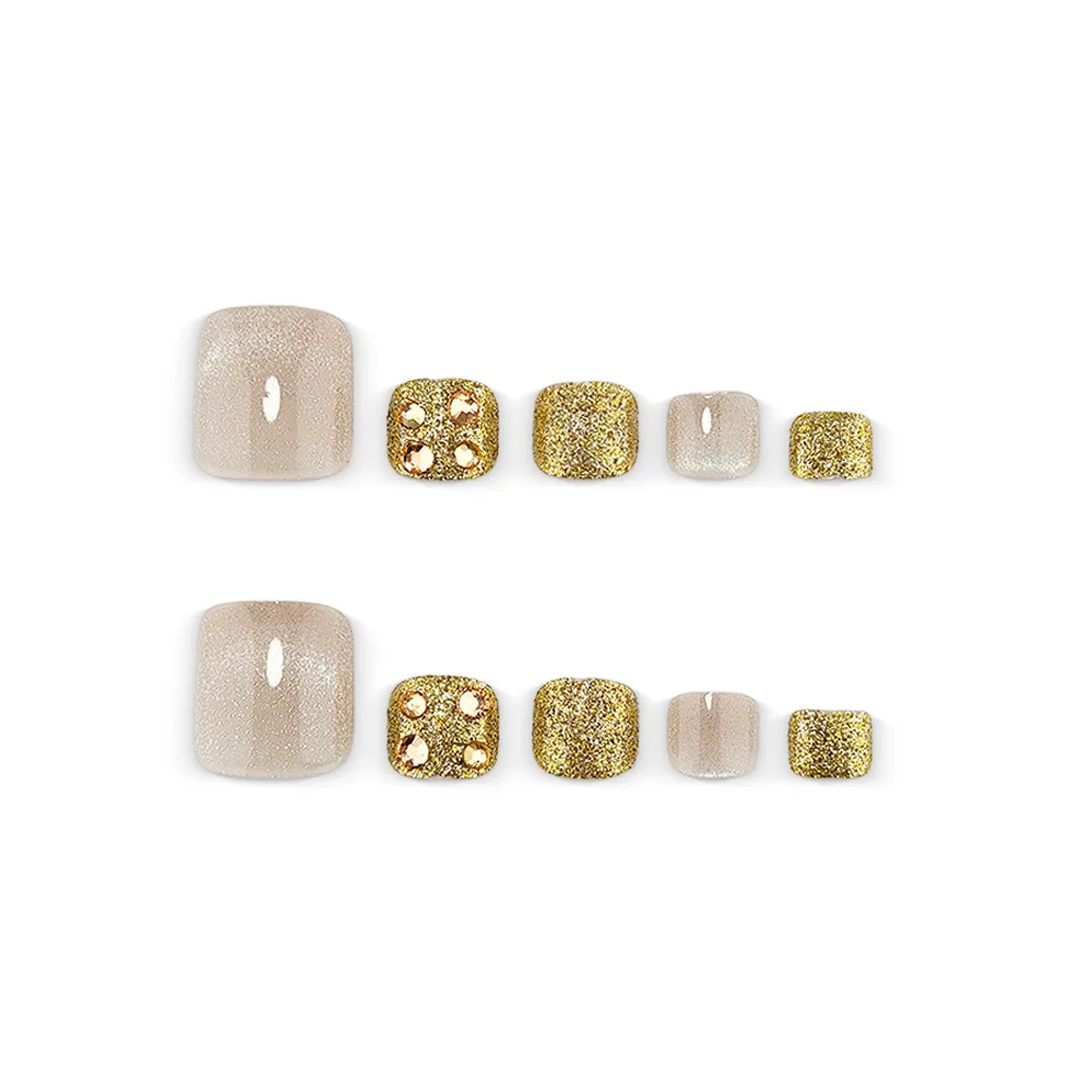 24Pcs fake nail art, summer wh - Nail Art Full Cat Eye review and price