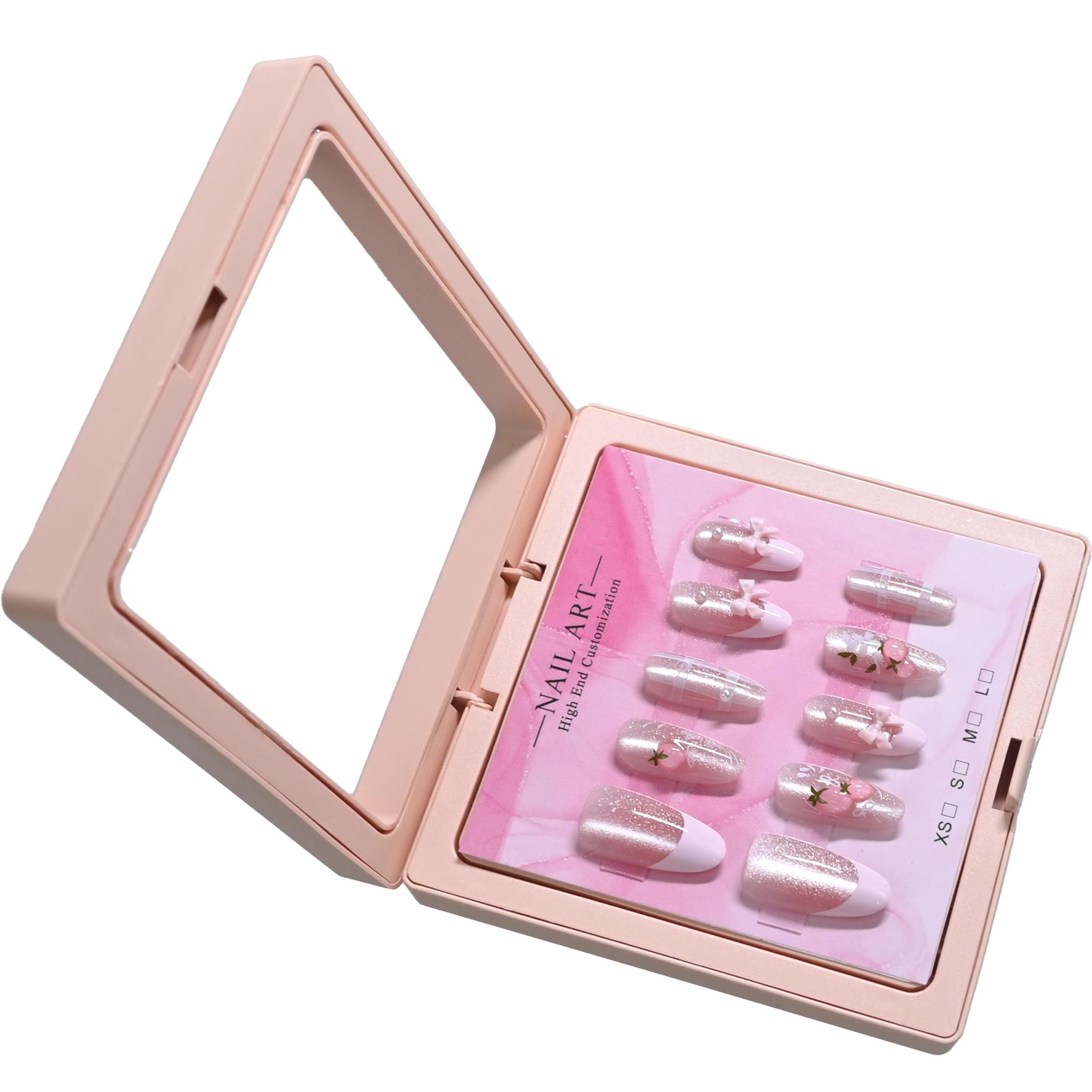 10 handmade almond nails in mi - Nail Art Strawberry review and price