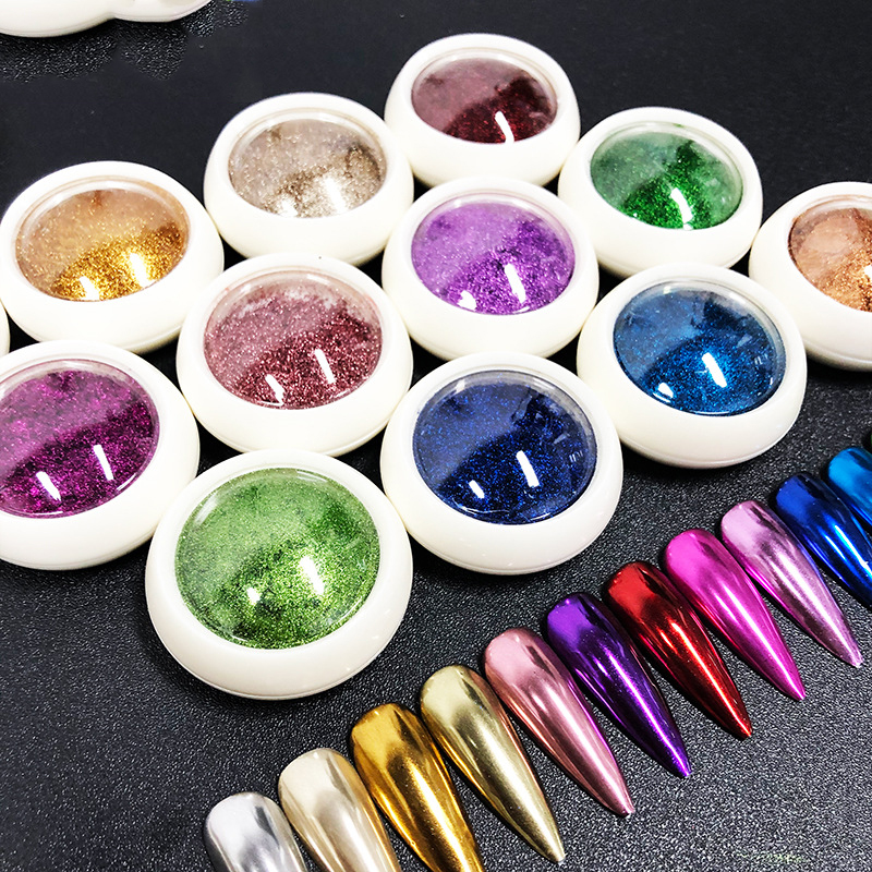 1 Can Chrome Metallic Nail Pow - Nail Glitter Chrome review and price