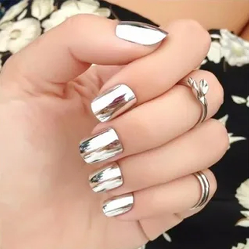 1 Can Chrome Metallic Nail Pow - Nail Glitter Chrome review and price